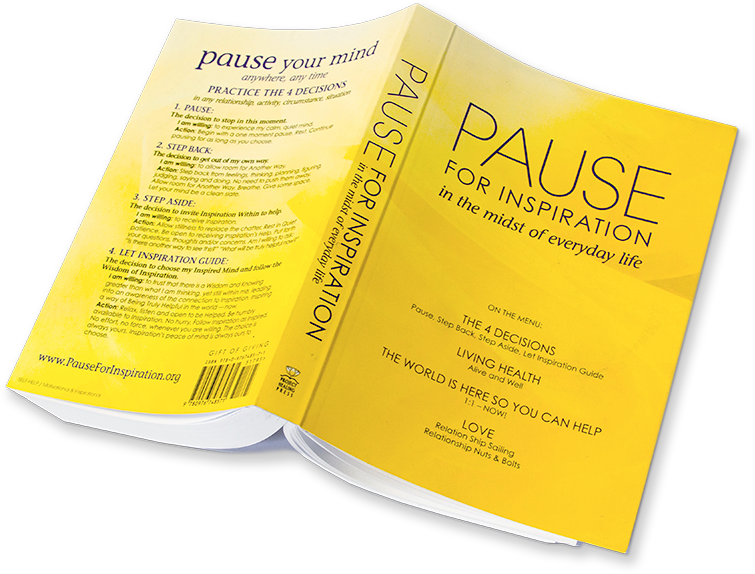 The Pause For Inspiration Paperback Book